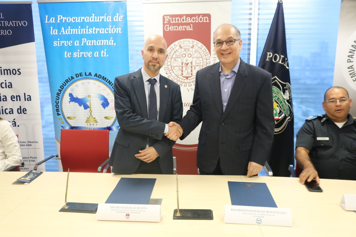 Lee más sobre el artículo La Procuraduría de la Administración y la Fundación General de la Universidad de Salamanca firman convenio marco de cooperación