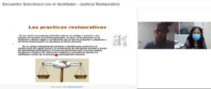 Lee más sobre el artículo Taller virtual “Justicia restaurativa y reconstrucción social – experiencia de Colombia”