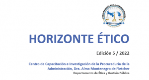 Lee más sobre el artículo Departamento de Ética y Gestión Pública lanza la quinta edición del boletín informativo “Horizonte Ético”