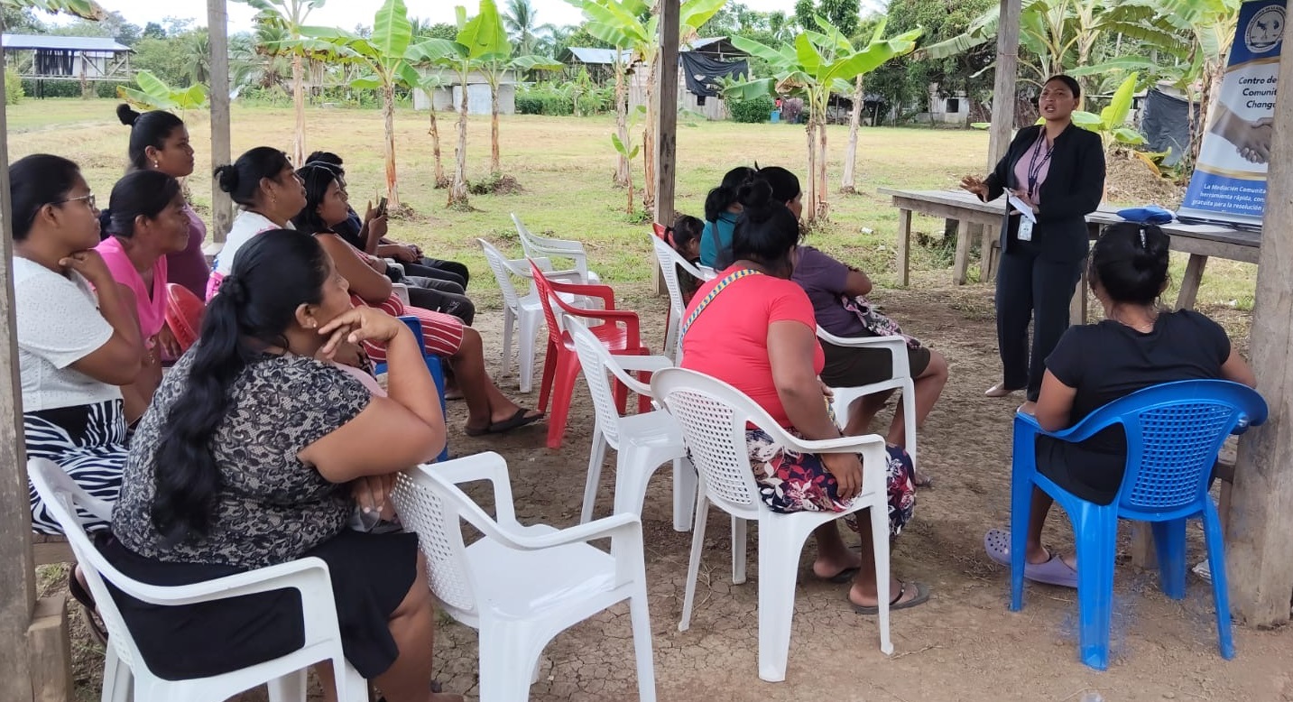 Lee más sobre el artículo EN BOCAS DEL TORO, SE LLEVAN A CABO JORNADAS DE DIVULGACIÓN ACERCA DEL MÉTODO ALTERNATIVO PARA RESOLVER CONFLICTOS COMUNITARIOS