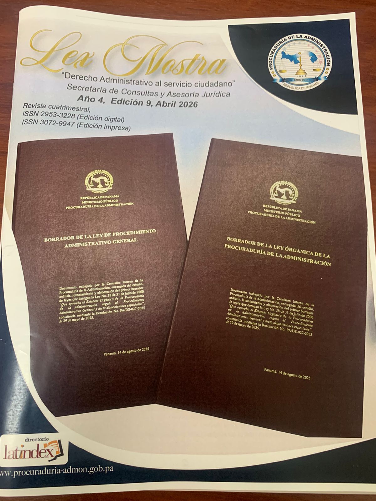 Lee más sobre el artículo PROCURADURÍA DE LA ADMINISTRACIÓN PRESENTA LA NOVENA EDICIÓN DE LA REVISTA LEX NOSTRA