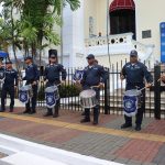 BANDA DE LA POLICÍA NACIONAL AMENIZA CIERRE DEL 83 ANIVERSARIO DE LA PROCURADURÍA