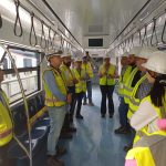 FUNCIONARIOS DE LA PROCURADURÍA DE LA ADMINISTRACIÓN RECORREN OBRAS DE LA LÍNEA 3 DEL METRO