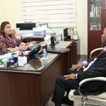 PROCURADORA DE LA ADMINISTRACIÓN RECIBE AL DECANO ELECTO DE LA FACULTAD DE DERECHO